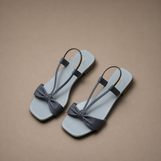 WOMEN MINIMALIST BOW STRAP FLAT SANDALS RK226