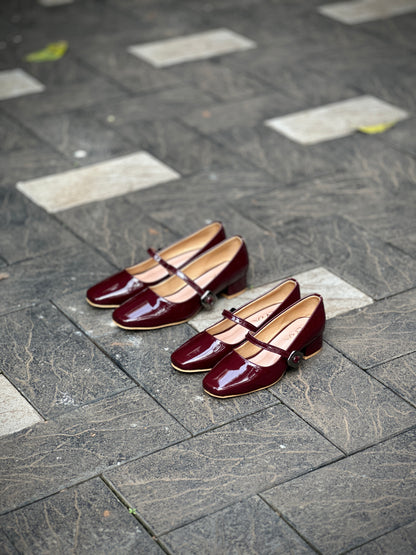 WOMEN CLASSIC STRAP HEELED SHOES LYRACH